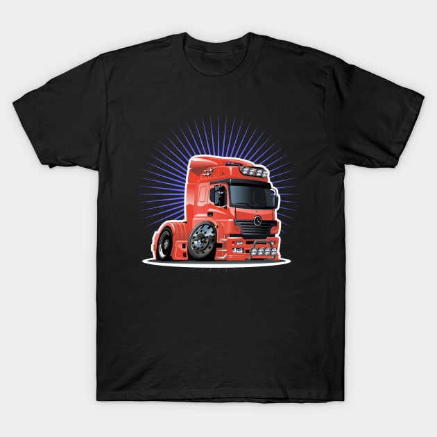 Cartoon truck T-Shirt by Mechanik